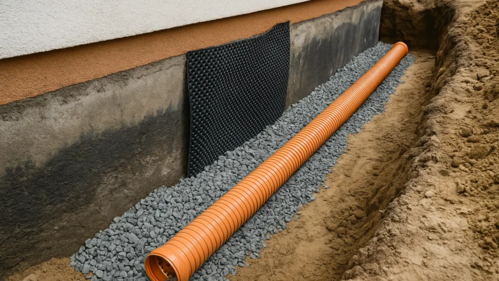Dlaczego warto wykonać drenaż budynku Skuteczna ochrona przed wilgocią i zalaniem w Mikołowie